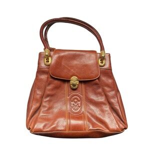 Marino Orlandi Rich Brown Leather Shoulder Bag | Crossbody bag